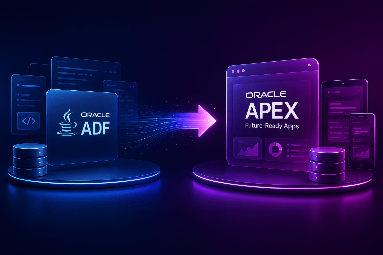 Oracle ADF to Oracle APEX application modernization and migration