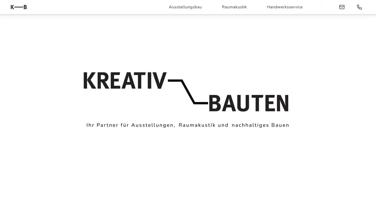 Project screenshot for Kreativ-Bauten