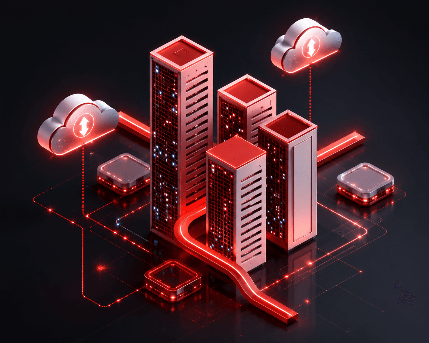 Cloud infrastructure connecting enterprise systems at Innovage Cloud