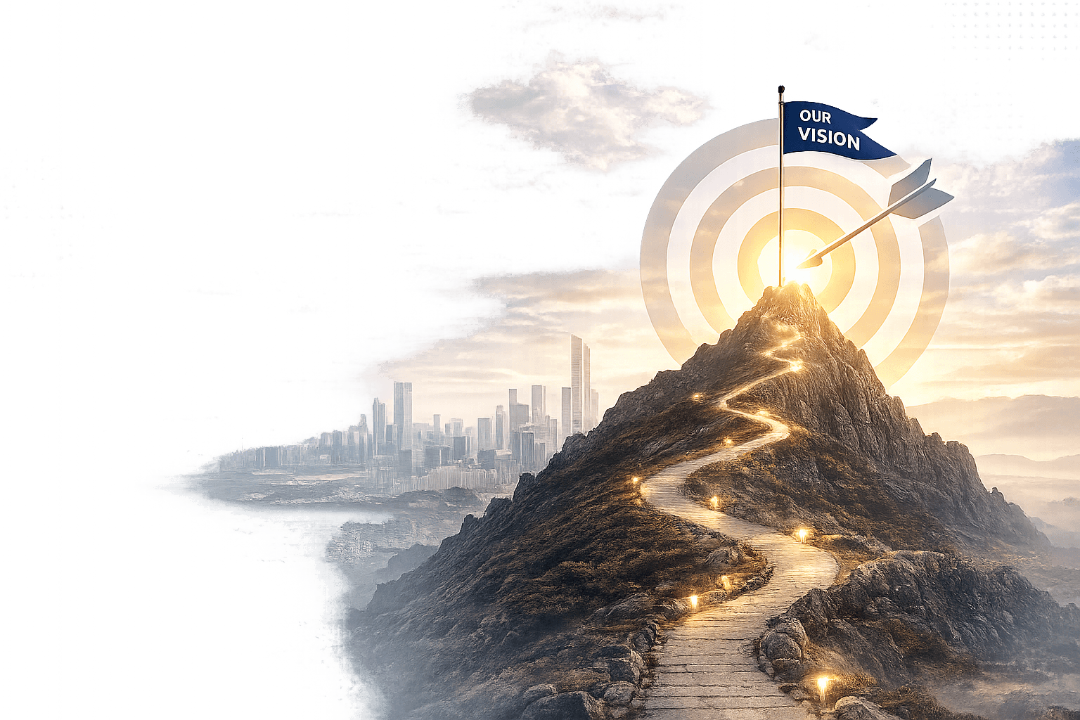 A target representing Innovage Cloud's vision