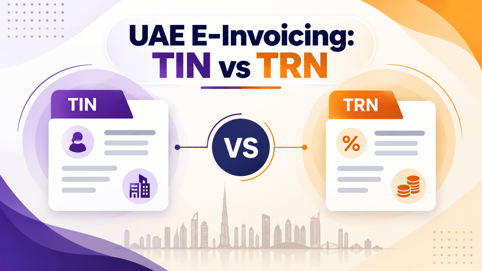 UAE e-invoicing TIN versus TRN