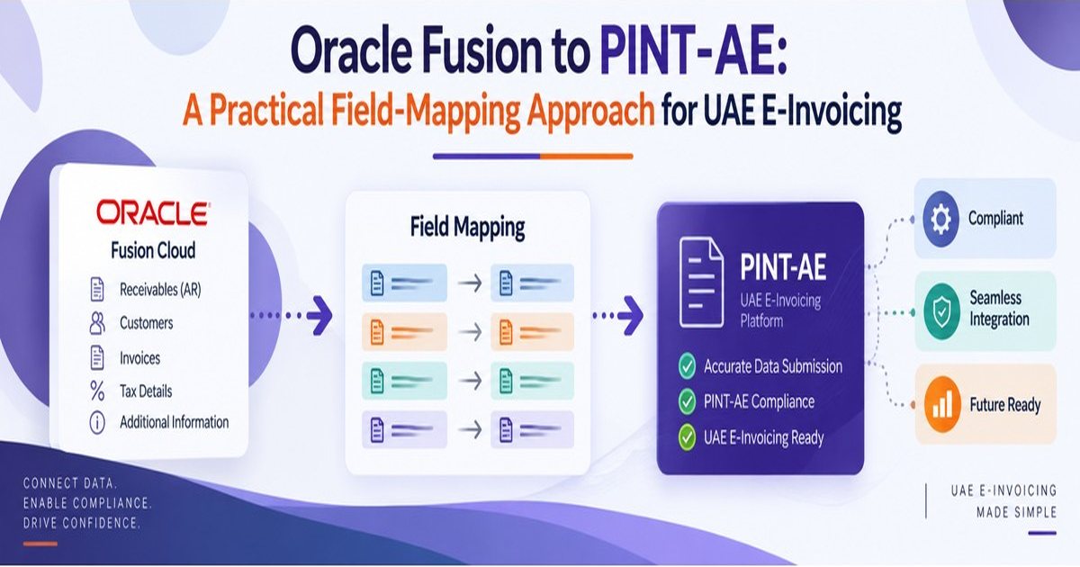 Oracle Fusion to PINT-AE: A Practical Field-Mapping Approach for UAE E-Invoicing
