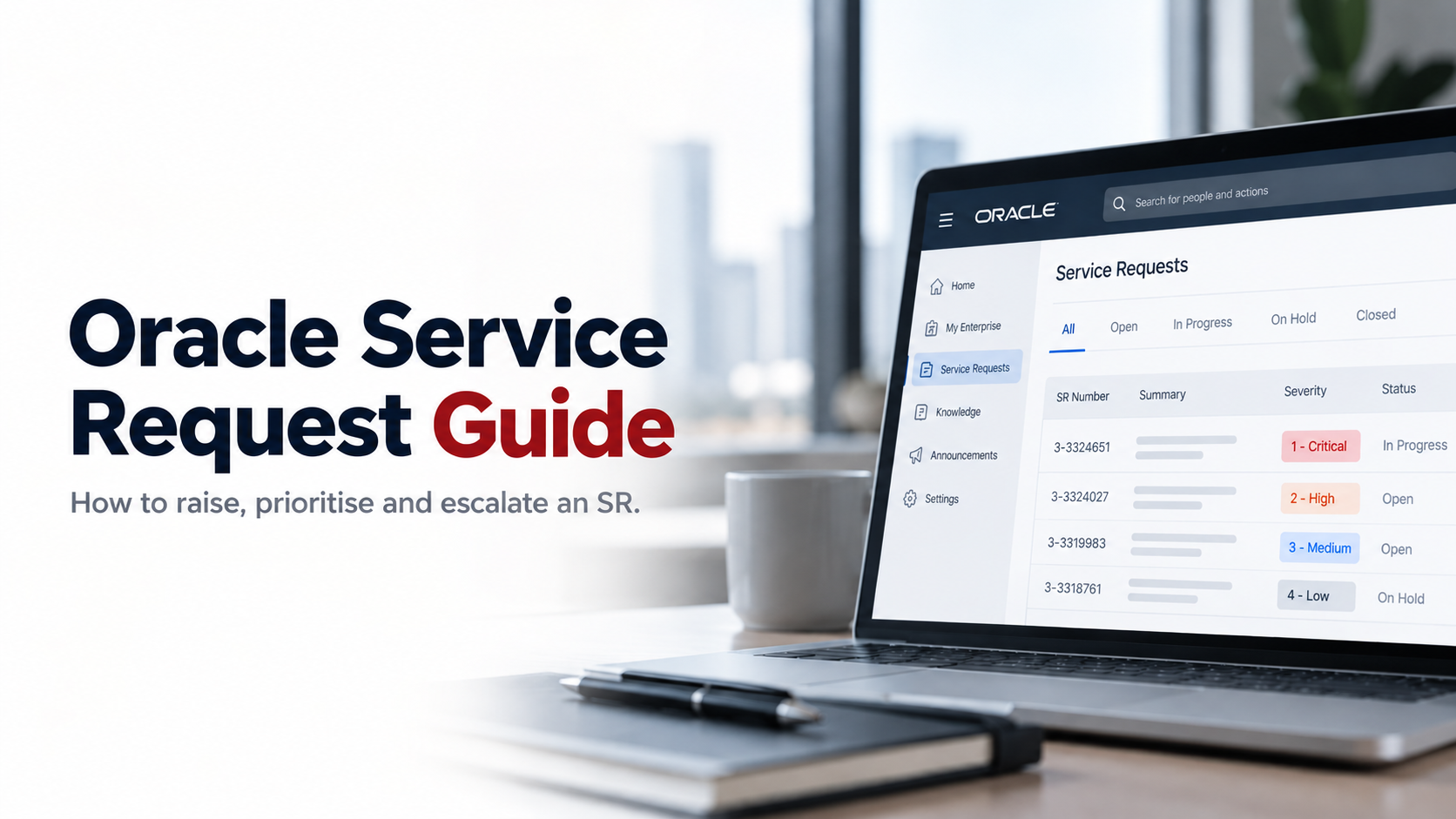 Oracle Service Request (SR) Guide for Oracle Fusion in the UAE